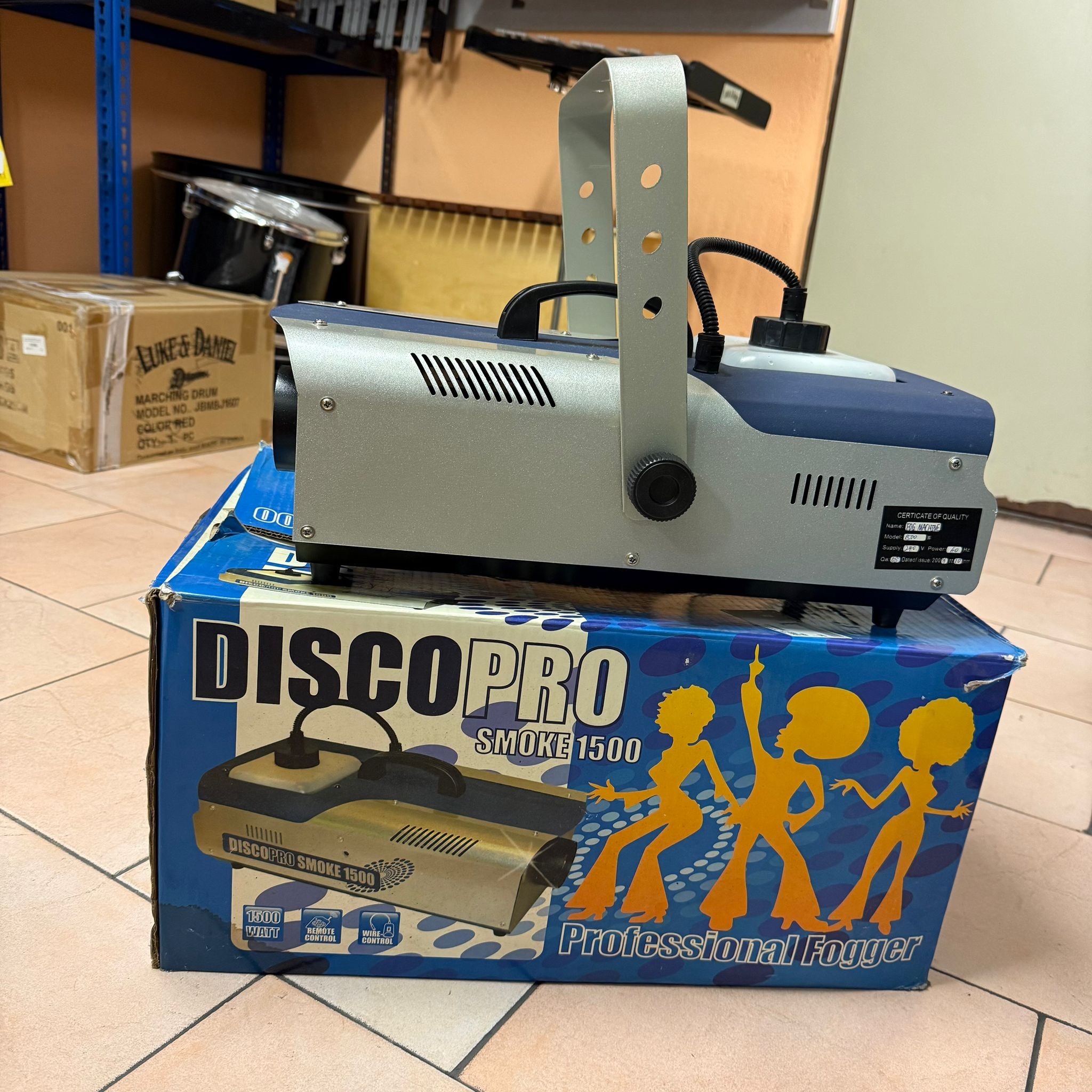 DISCO PRO SMOKE 1500 - Macchina del Fumo da 1500W per Feste ed Eventi Live