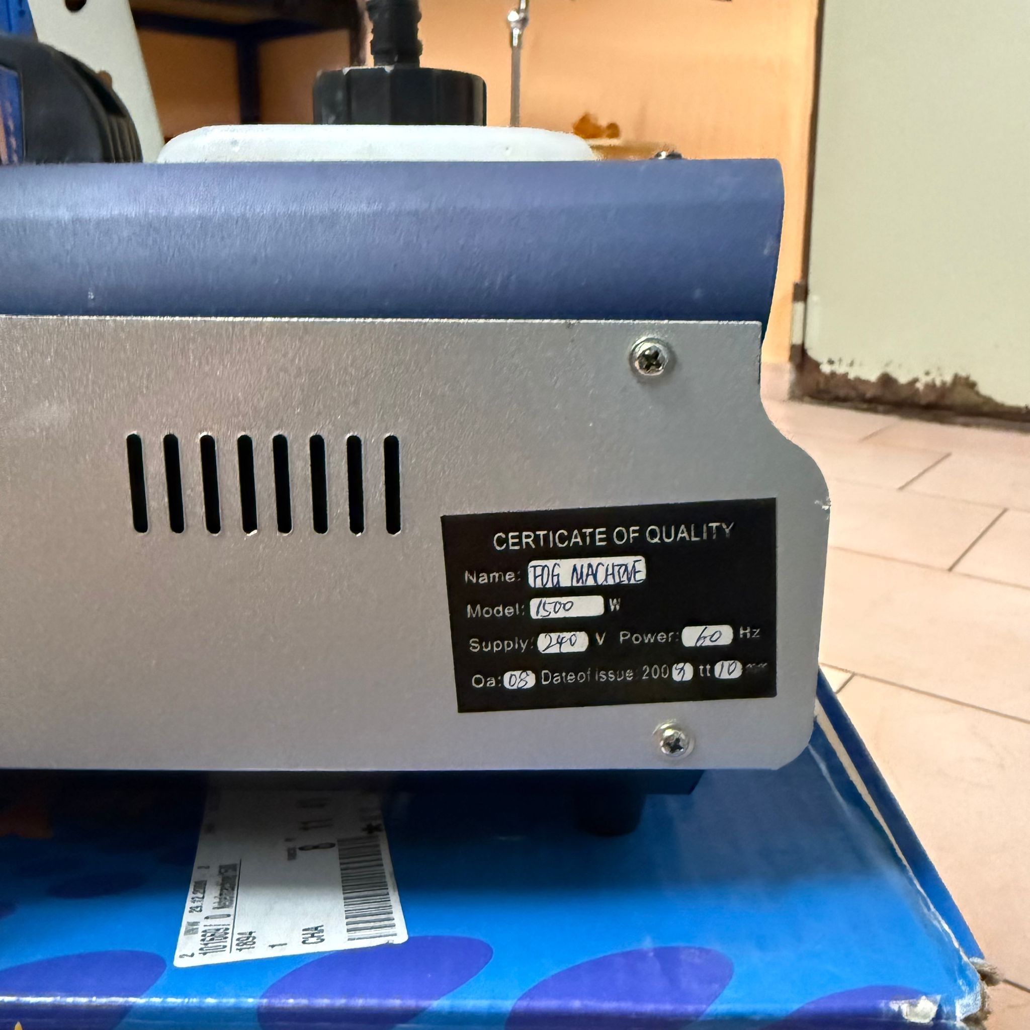 DISCO PRO SMOKE 1500 - Macchina del Fumo da 1500W per Feste ed Eventi Live