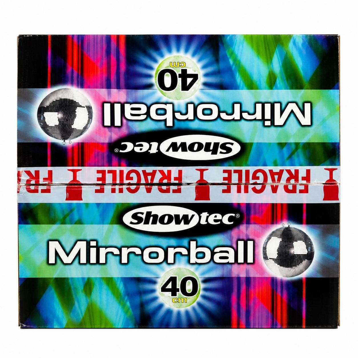 Showtec Professional Half-Mirrorball 40cm con Motore Integrato - Semisfera a Specchi da Parete e Soffitto (USATO)
