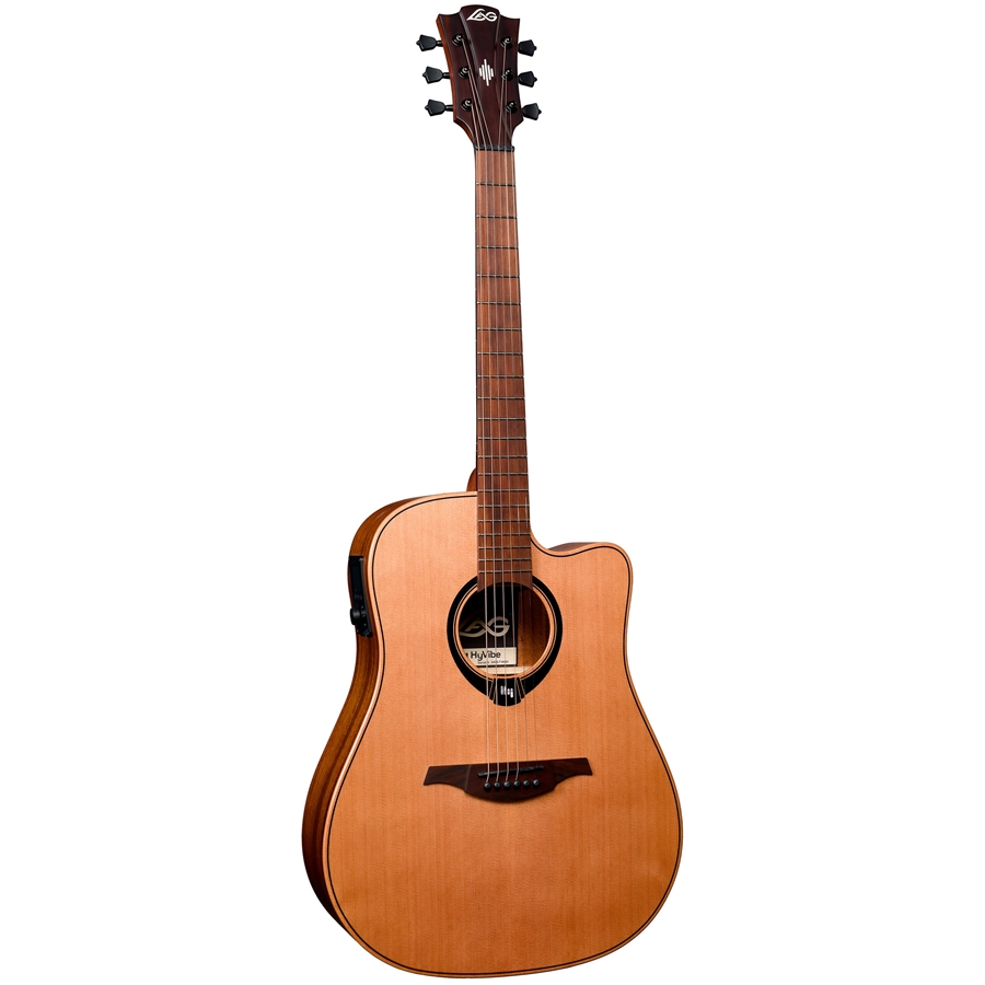 Lag HyVibe V2 HV10DCE Chitarra Acustica Smart Dreadnought Cutaway