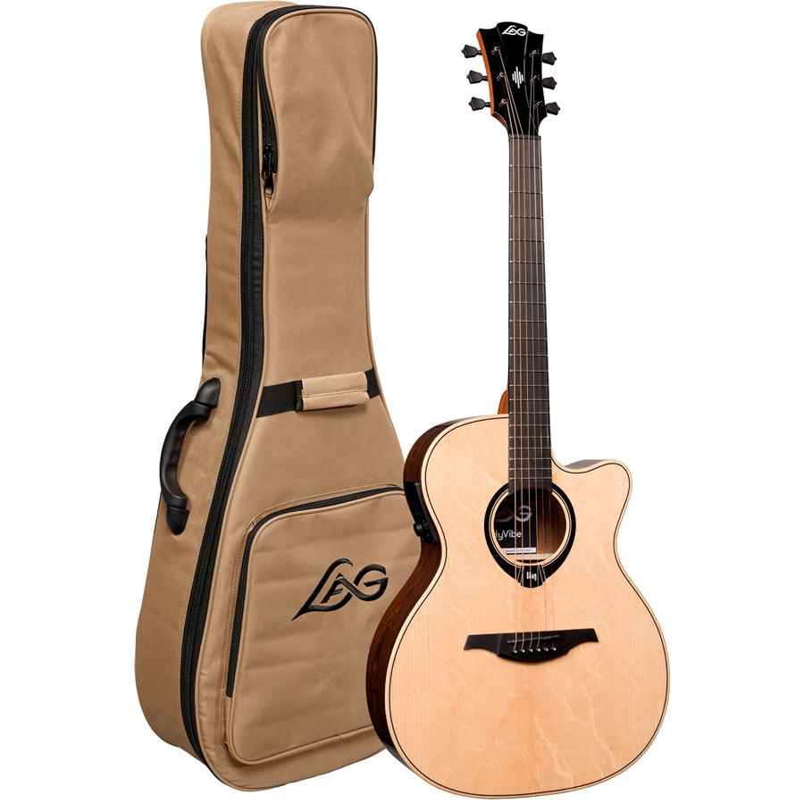 Lag HyVibe V2 HV30ACE Chitarra Acustica Smart Auditorium Cutaway