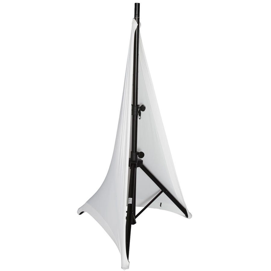 Gator Cases GPA-STAND-2-W Cover elasticizzata supporti altoparlanti 2 lati bianca