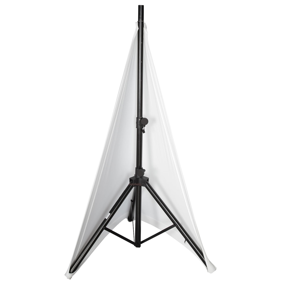 Gator Cases GPA-STAND-2-W Cover elasticizzata supporti altoparlanti 2 lati bianca
