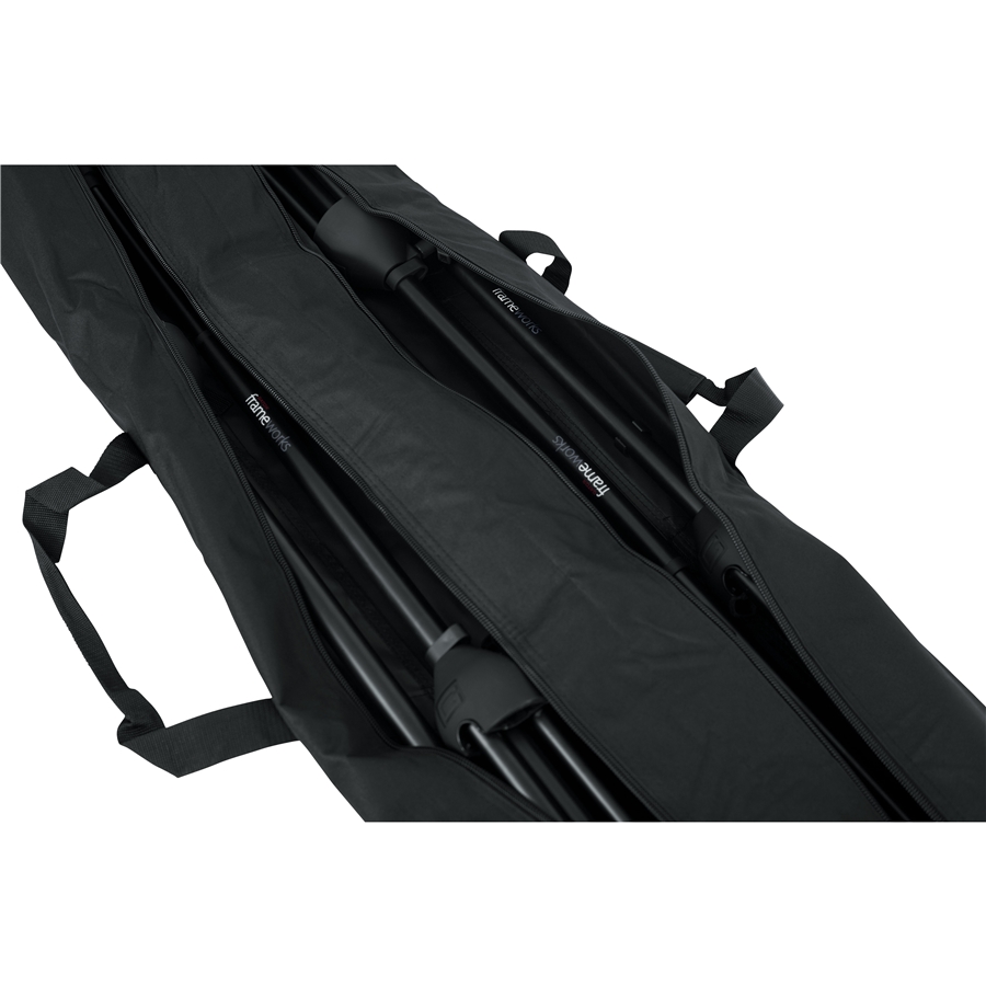 Gator Cases GPA-SPKSTDBG-58DLX Borsa supporti altoparlanti 58 2 scomparti