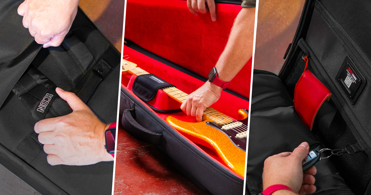 Gator Cases G-ICONELECTRIC Borsa ICON chitarra elettrica Nero