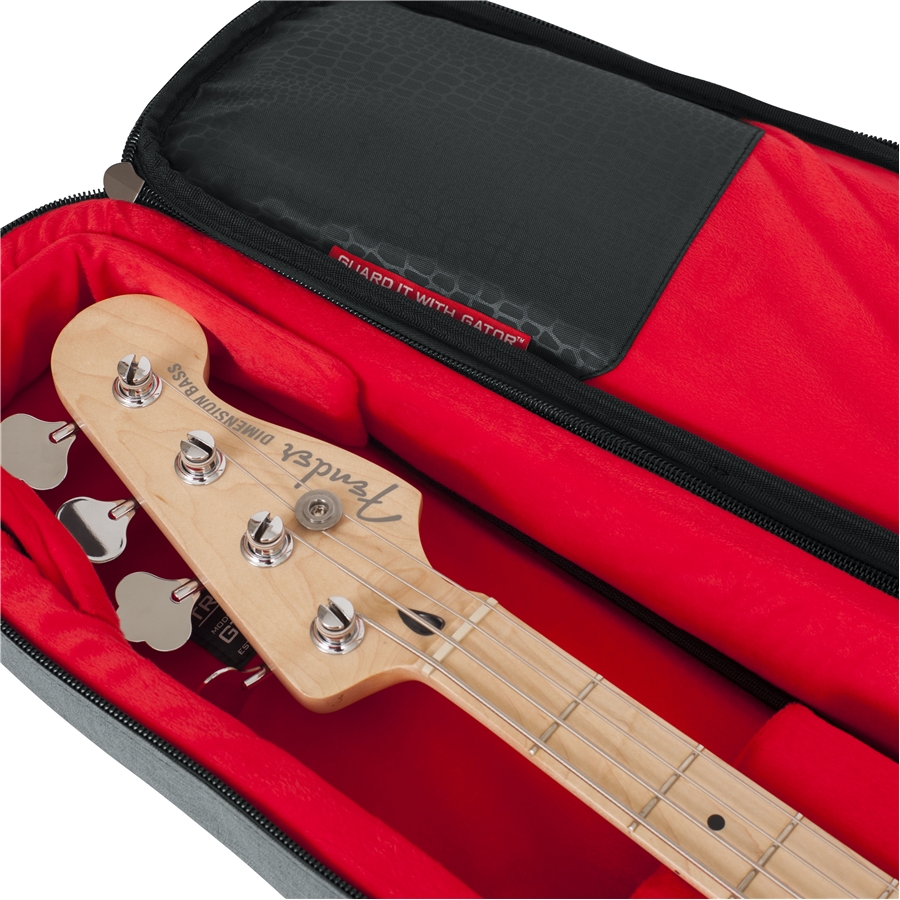 Gator Cases GT-BASS-GRY Borsa Transit basso Grigio chiaro
