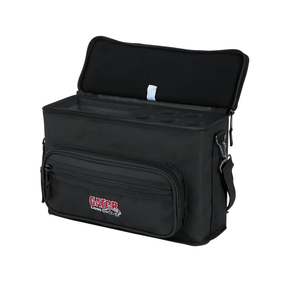 Gator Cases GM-5W Custodia semirigida per sistema Wireless con 5 microfoni