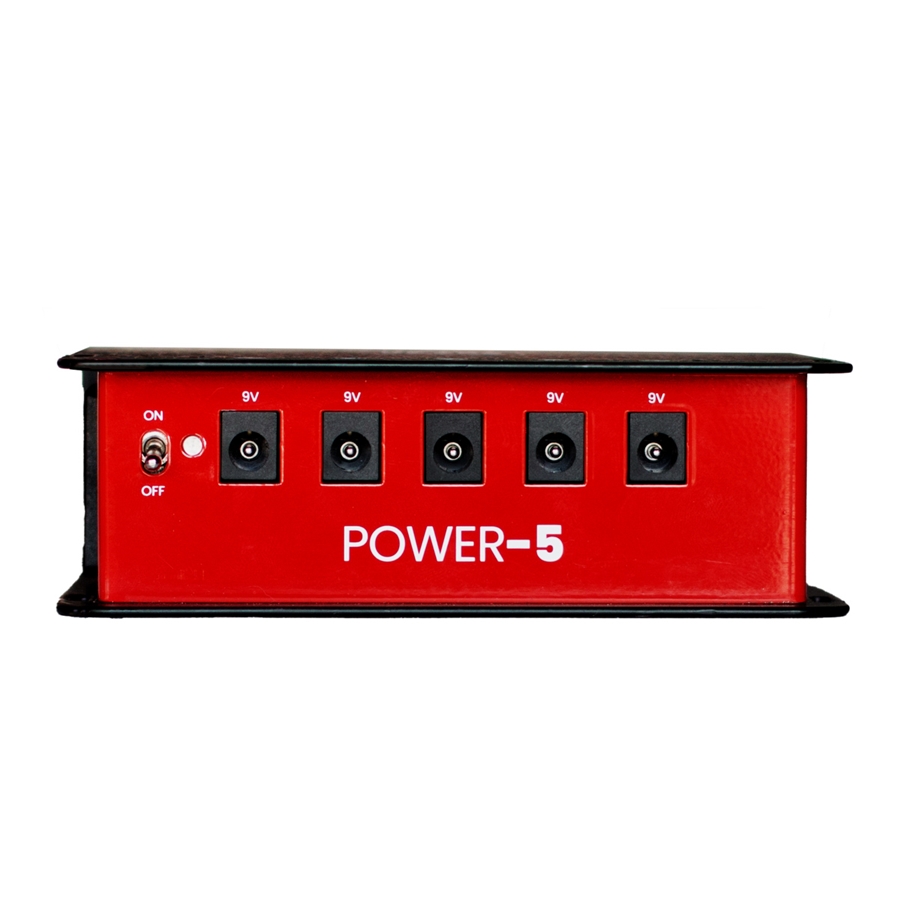 Gator Cases GTR-PWR-5-L Alimentatore per pedali con 5 uscite isolate