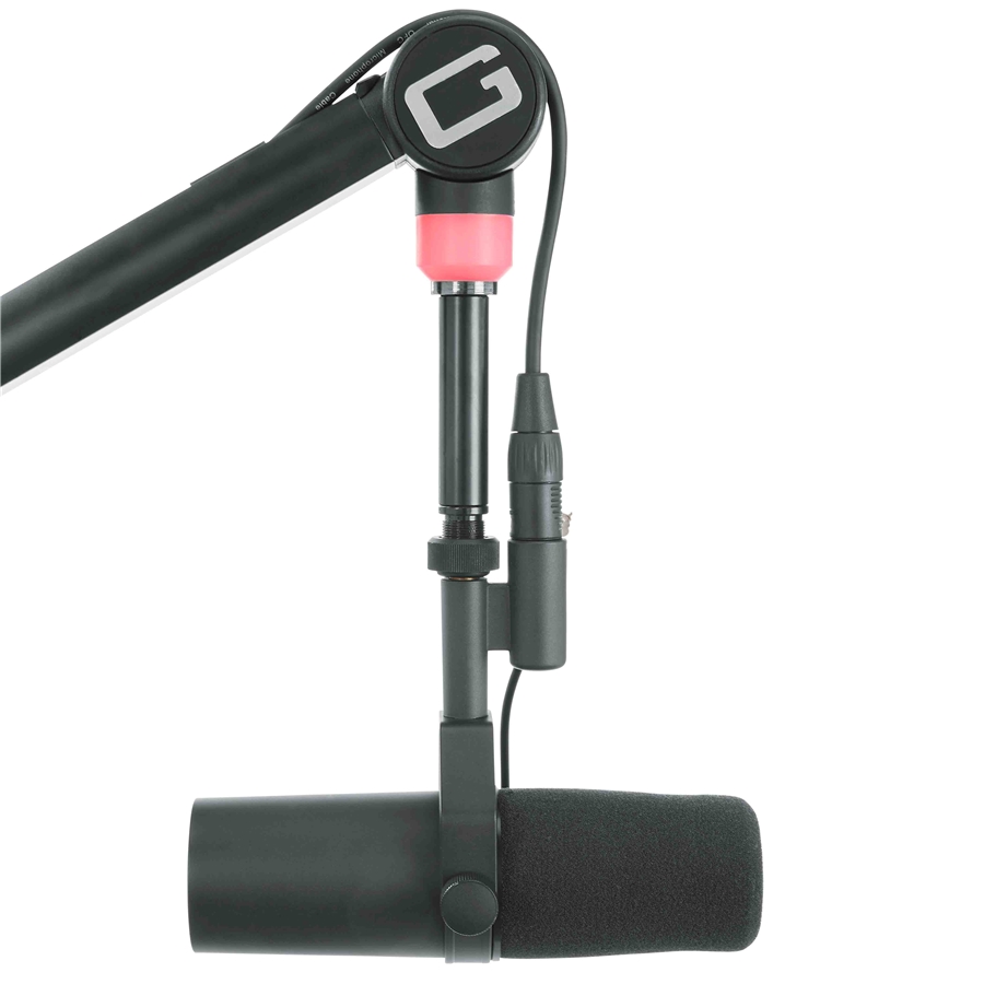 Gator Frameworks GFWMICBCBM4000 Asta microfonica a braccio per scrivania con luce LED