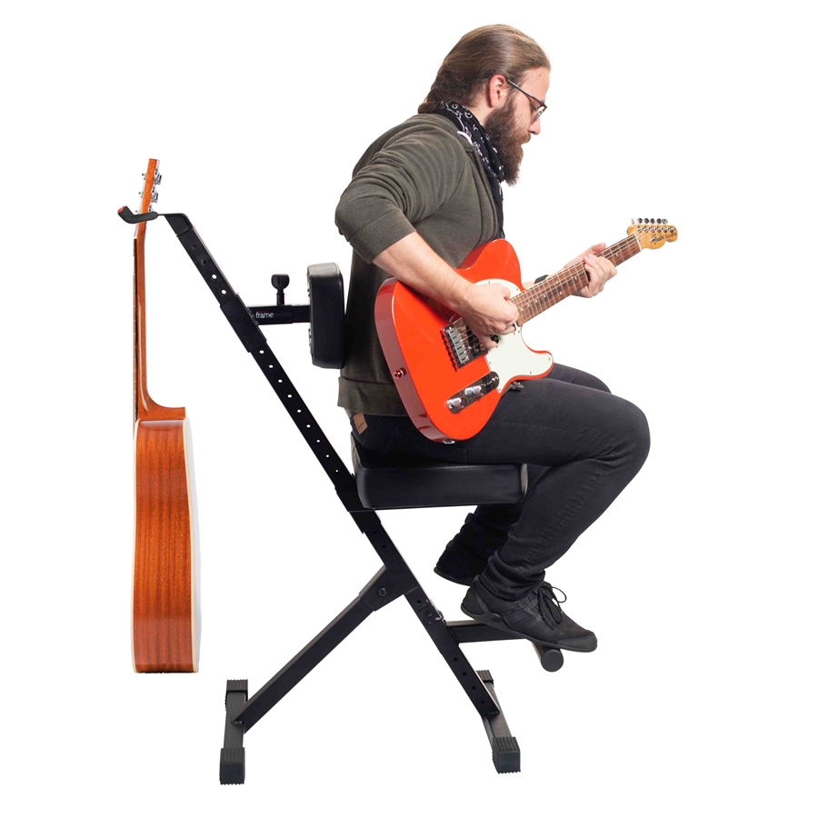 Gator Frameworks GFW-GTR-SEATDLX Sgabello Deluxe per chitarra