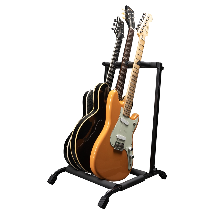 Gator Frameworks RI-GTR-RACK3 Supporto pieghevole per 3 chitarre