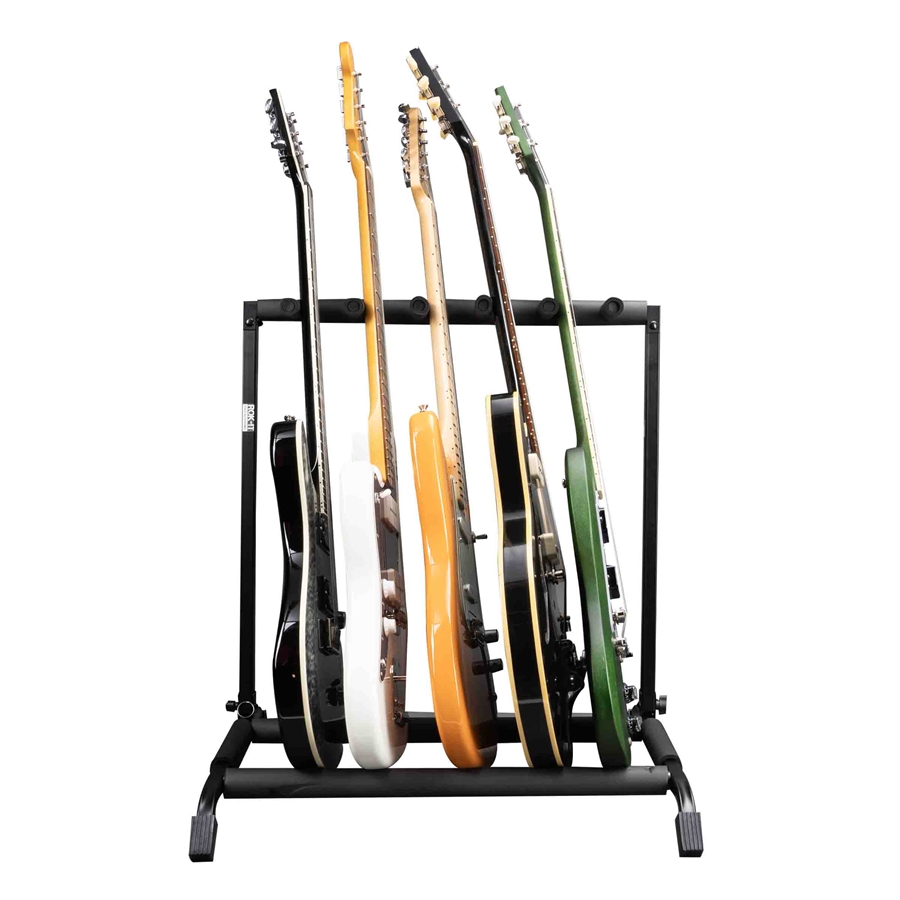 Gator Frameworks RI-GTR-RACK5 Supporto pieghevole per 5 chitarre