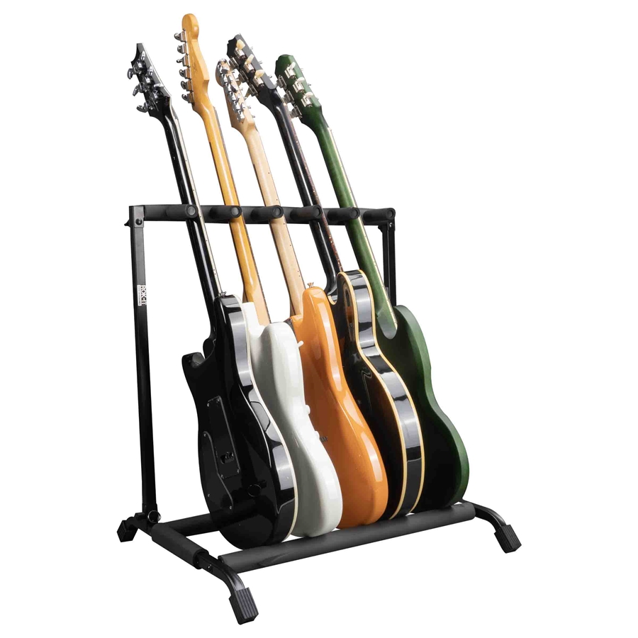 Gator Frameworks RI-GTR-RACK5 Supporto pieghevole per 5 chitarre