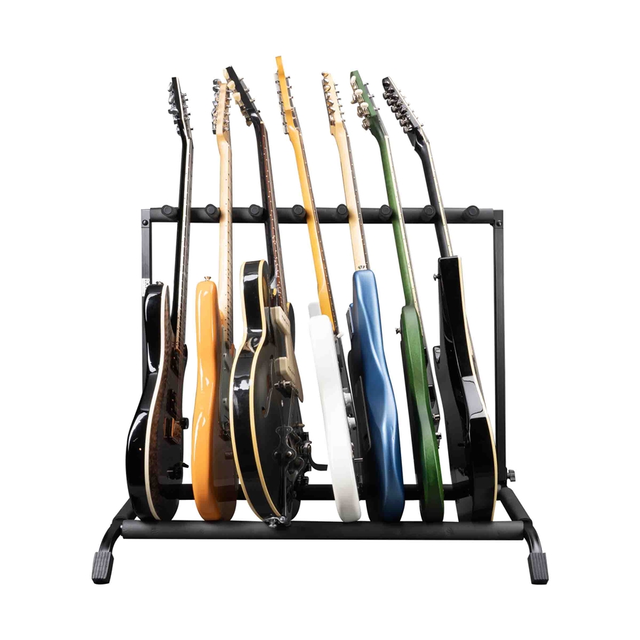 Gator Frameworks RI-GTR-RACK7 Supporto pieghevole per 7 chitarre