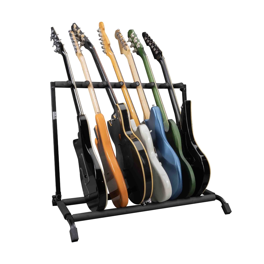 Gator Frameworks RI-GTR-RACK7 Supporto pieghevole per 7 chitarre