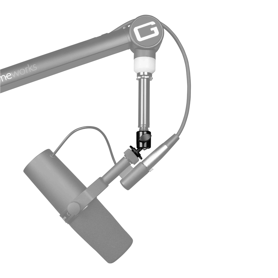 Gator Frameworks GFW-MIC-BALLHEAD-MT Adattatore per asta microfonica con testa snodata