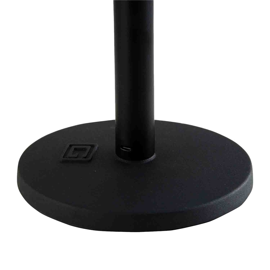 Gator Frameworks GFW-MIC-0600 Supporto da tavolo per microfono con base tonda da 15 cm
