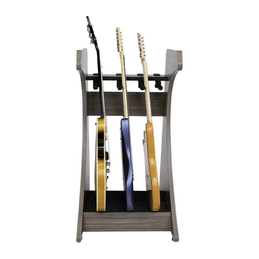 Gator Frameworks GFW-ELITEGTR3RK-GRY Rack per chitarre 3-4 posti in finitura grigio driftwood