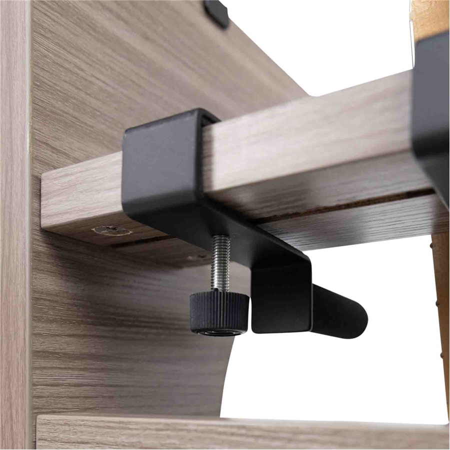 Gator Frameworks GFW-ELITEGTR3RK-GRY Rack per chitarre 3-4 posti in finitura grigio driftwood