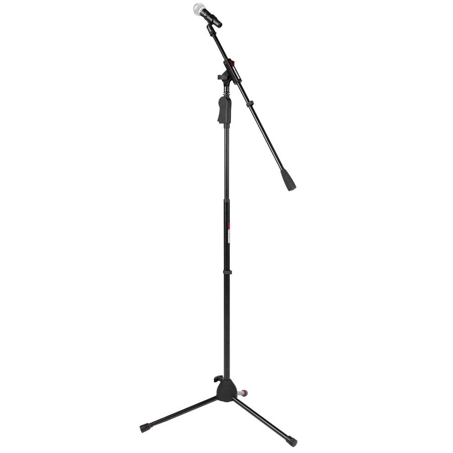 Gator Frameworks GFW-MIC-2110 Supporto microfonico deluxe con base treppiede e braccio fisso