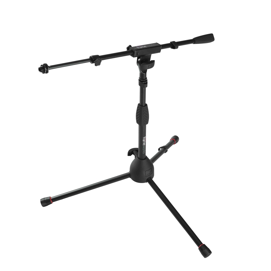 Gator Frameworks GFW-MIC-2621 Supporto microfonico per grancassa e amplificatori con base treppiede e braccio telescopico
