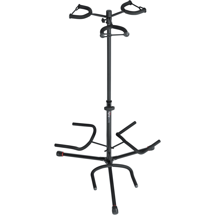 Gator Frameworks GFW-GTR-3000 Supporto triplo per chitarre con struttura in acciaio