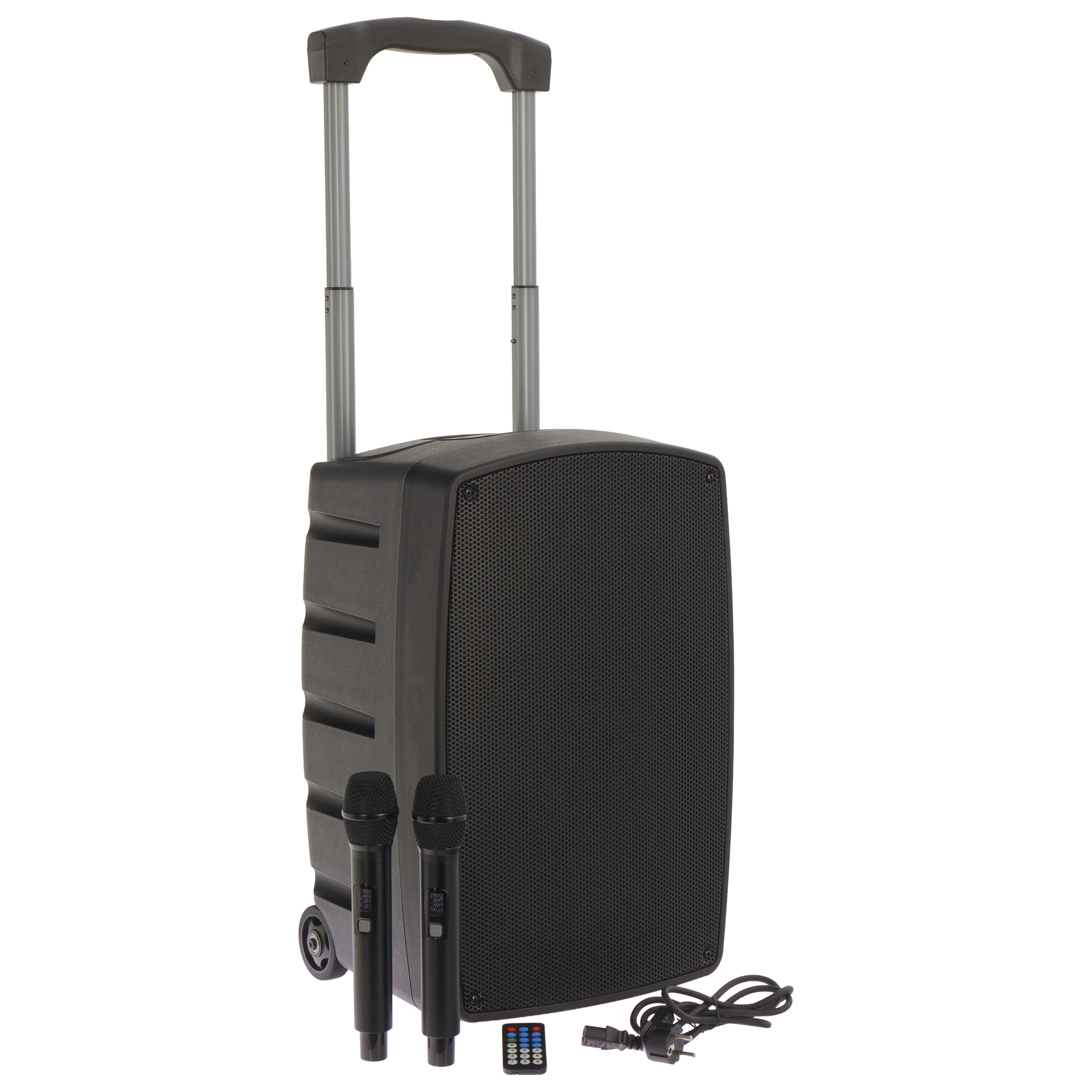 Algam Audio TR12-BT Altoparlante Portatile a Batteria con 2 Microfoni Wireless e Bluetooth