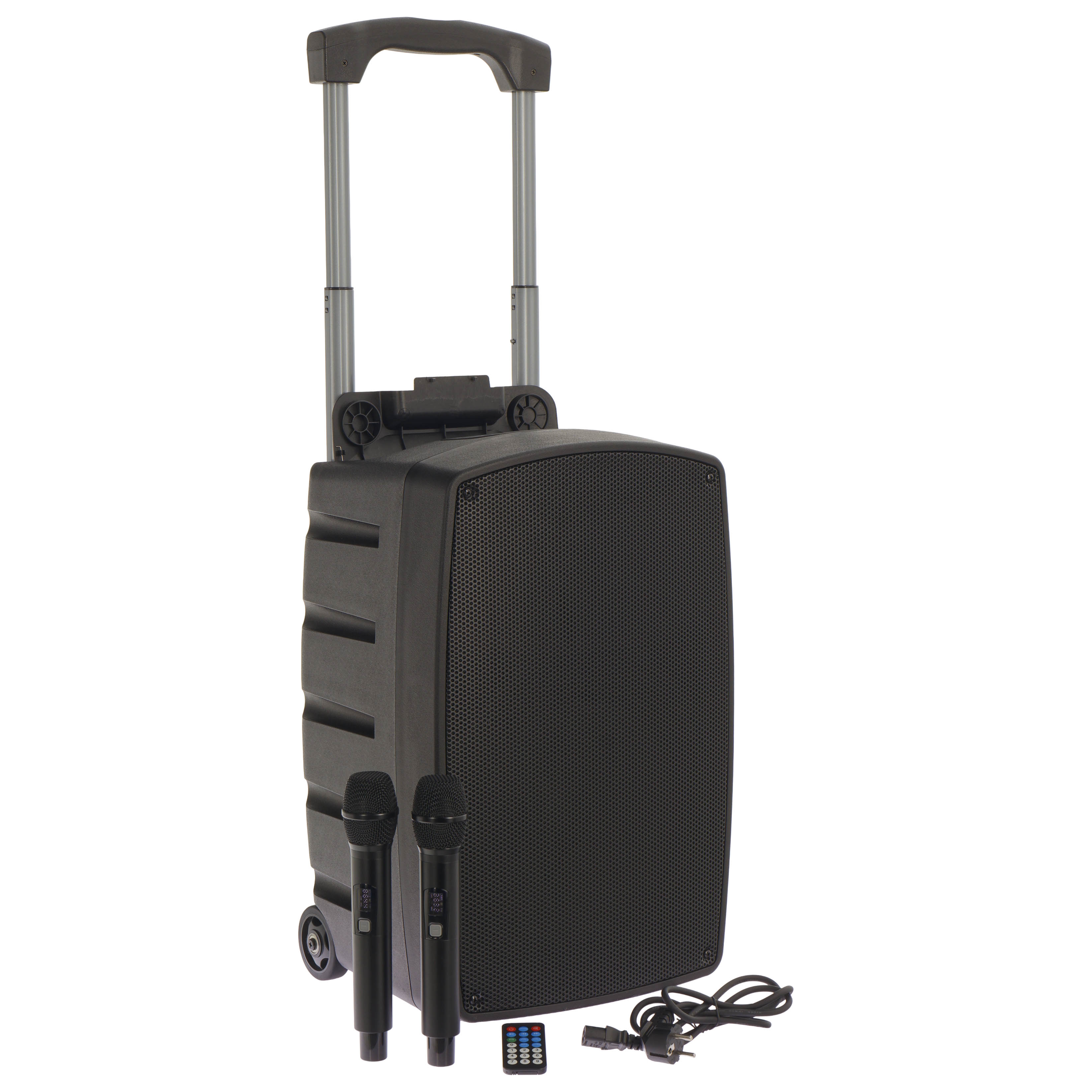 Algam Audio TR12-BT Altoparlante Portatile a Batteria con 2 Microfoni Wireless e Bluetooth