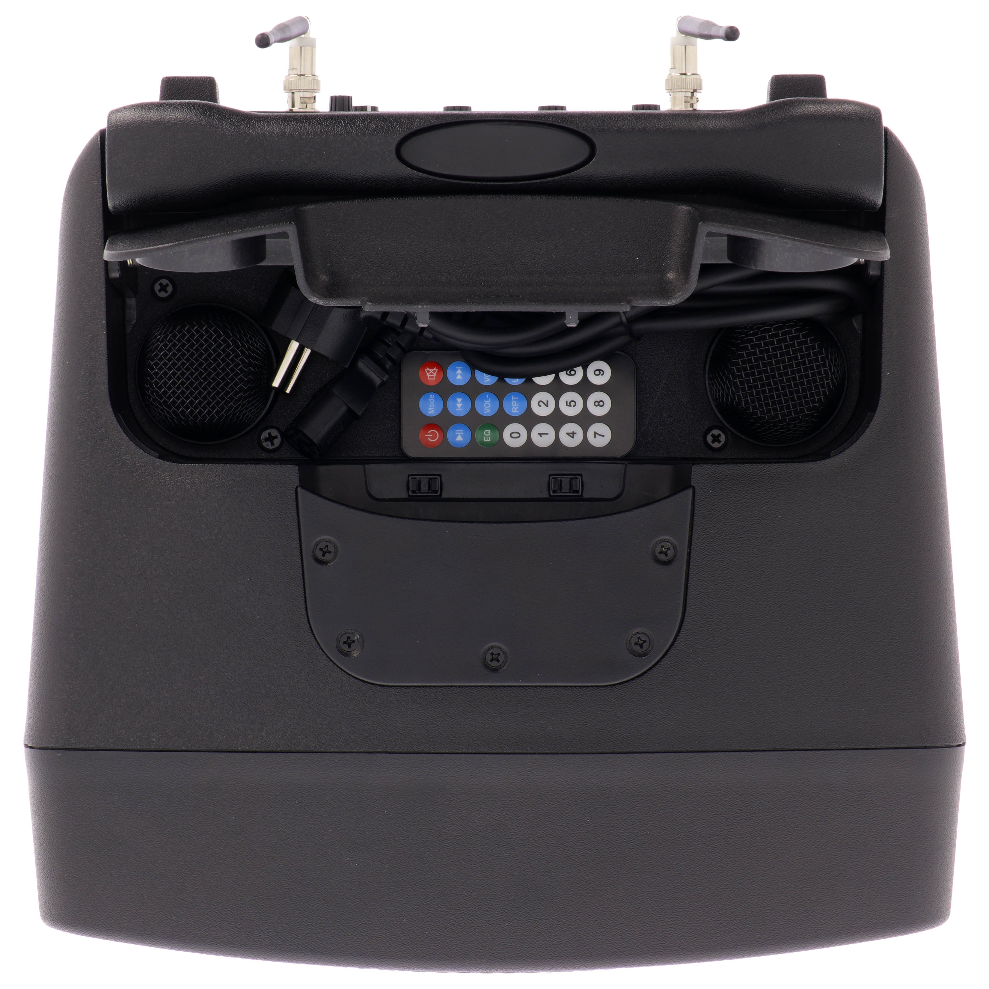 Algam Audio TR12-BT Altoparlante Portatile a Batteria con 2 Microfoni Wireless e Bluetooth