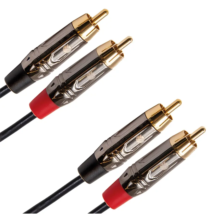 Quik Lok ITST/4RCA-1 Cavo 2x Spina Phono RCA / 2x Spina Phono RCA 1 mt