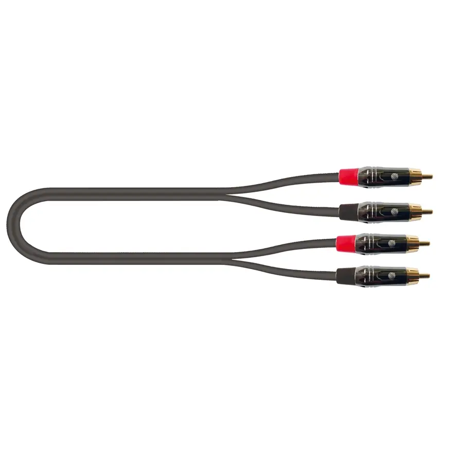 Quik Lok ITST/4RCA-5 Cavo 2x Spina Phono RCA / 2x Spina Phono RCA 5 mt