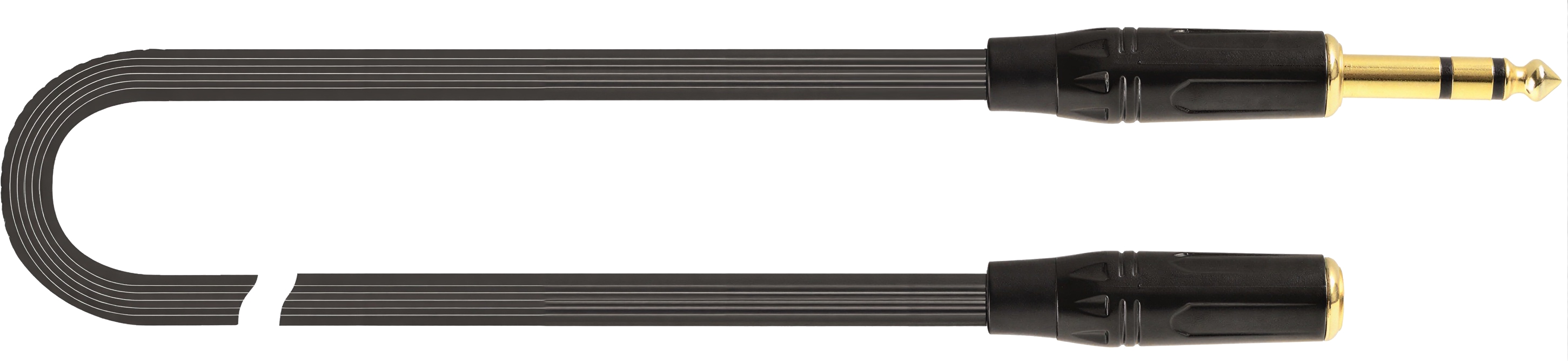 Quik Lok JUST/J63J63F-3 Prolunga Cuffie Jack TRS Stereo 6.3 / Presa Jack TRS Stereo 6.3 3mt
