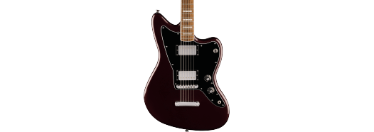 Fender Squier Paranormal Baritone Jazzmaster HH LRL Oxblood - Chitarra Elettrica Baritona 88 Tasti 27"
