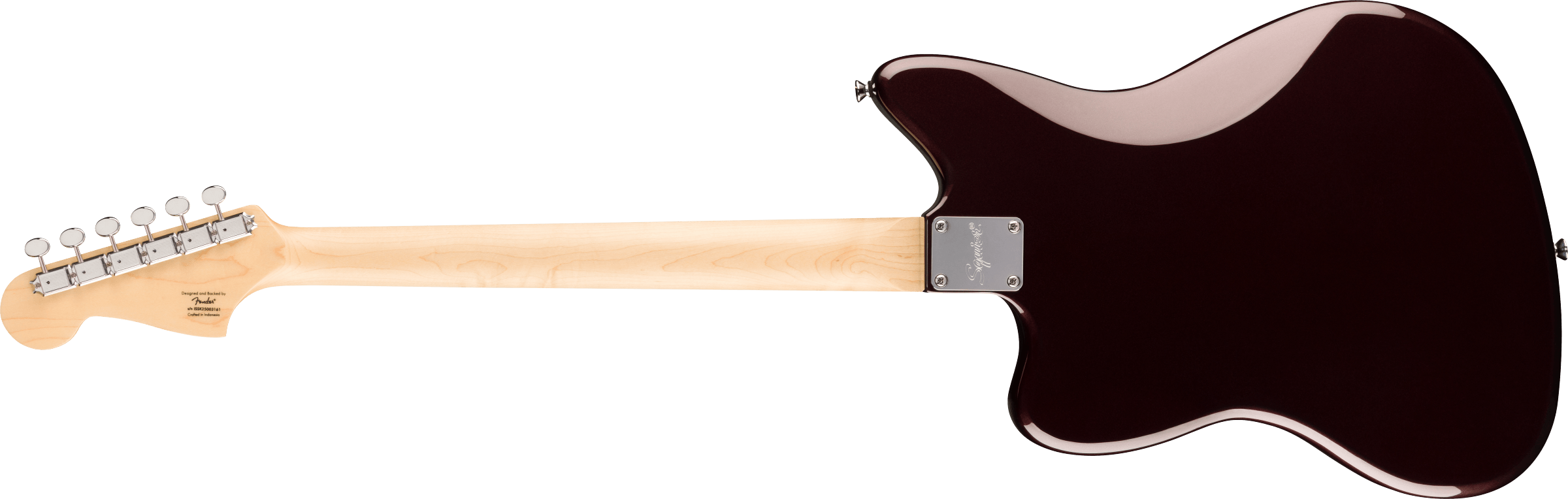 Fender Squier Paranormal Baritone Jazzmaster HH LRL Oxblood - Chitarra Elettrica Baritona 88 Tasti 27"