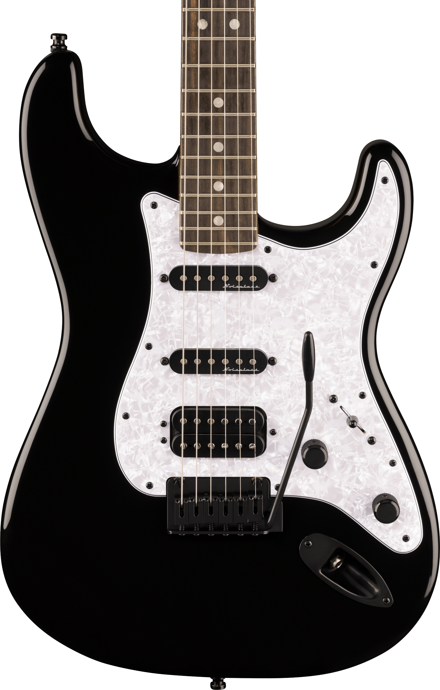 Fender LTD Player Fusion Stratocaster HSS Black - Chitarra Elettrica in Ebano con Gig Bag