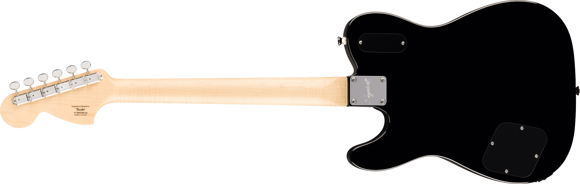 Fender Squier Paranormal Troublemaker Telecaster Deluxe Bigsby Black - Chitarra Elettrica con Humbucker e Vibrato Bigsby