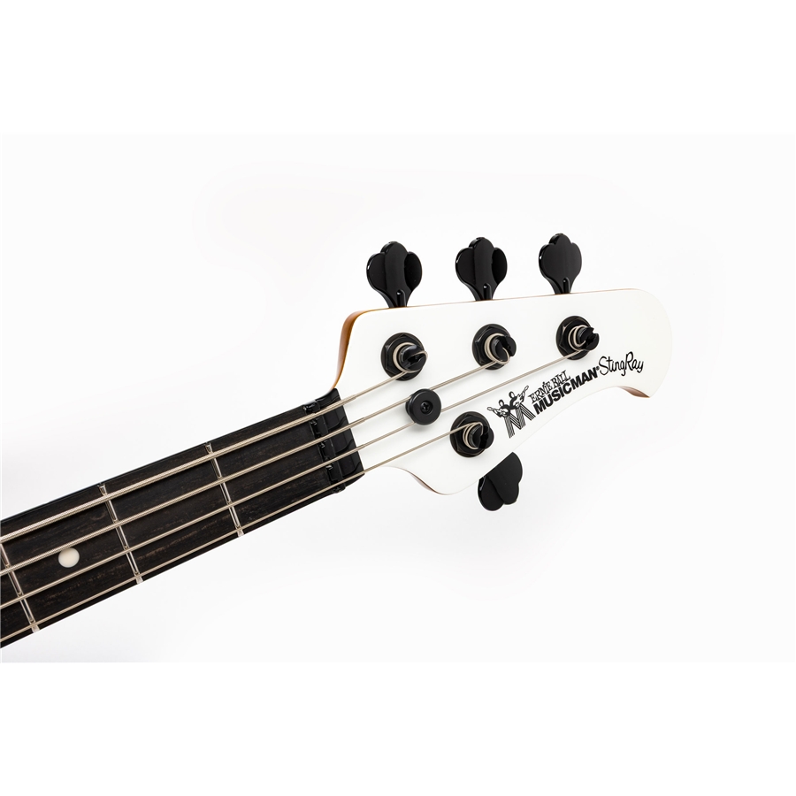Music Man StingRay Tim Commerford Passive Fight Night White