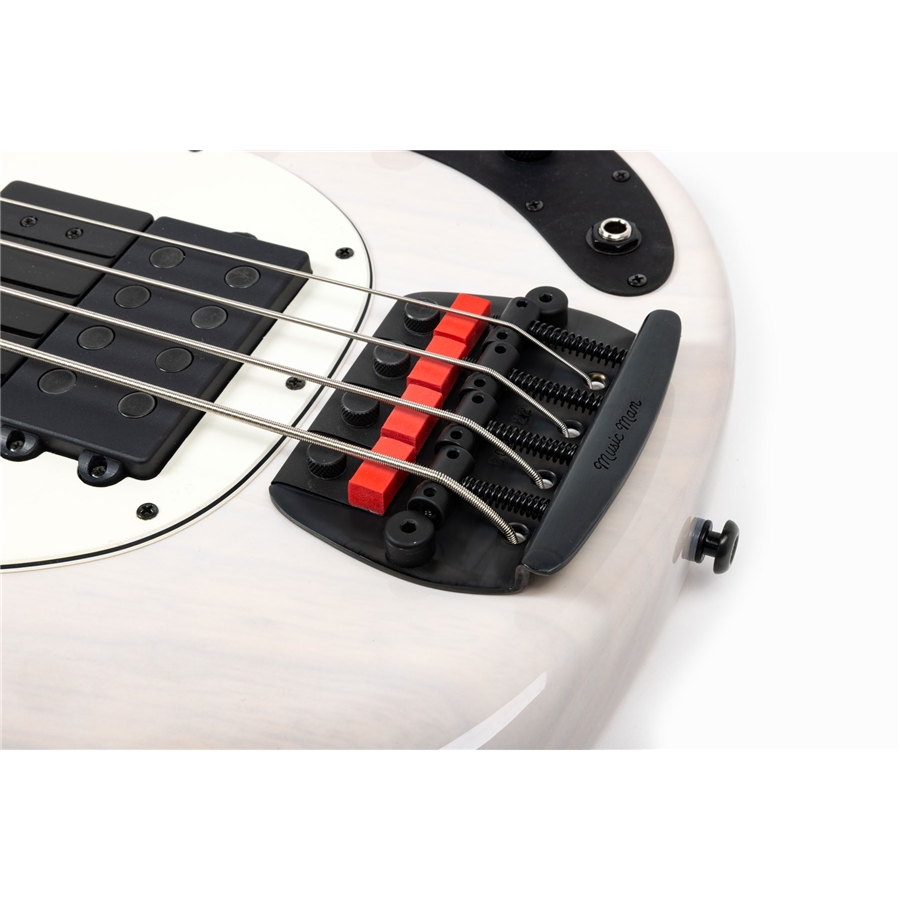 Music Man StingRay Tim Commerford Passive Fight Night White