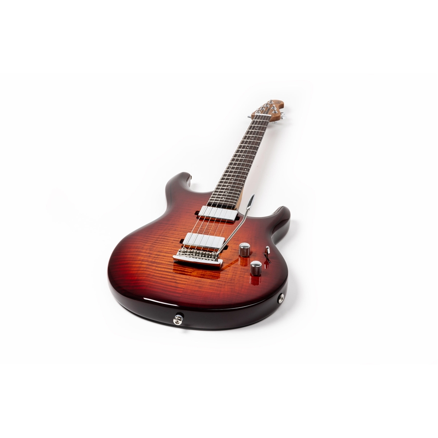 Music Man Luke 4 HH Maple Top Afterburn