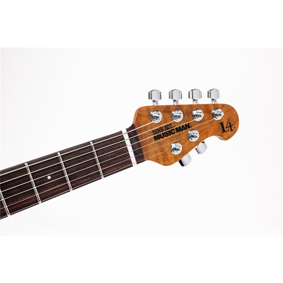 Music Man Luke 4 HH Maple Top Afterburn