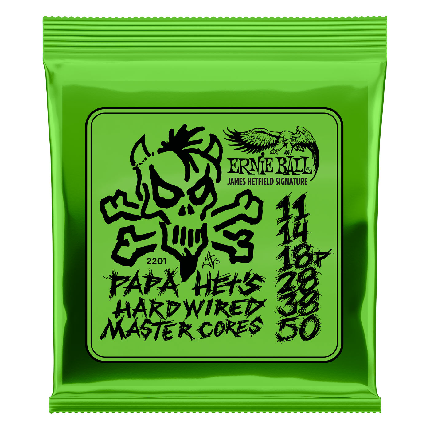 Ernie Ball 2201 Papa Hets Hardwired Master Cores 11-50