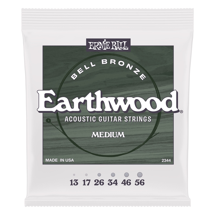 Ernie Ball 2344 Earthwood Bell Bronze Acoustic Medium 13-56