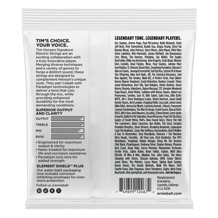 Ernie Ball 3826 Tim Henson Signature Electric Strings 9,5-46