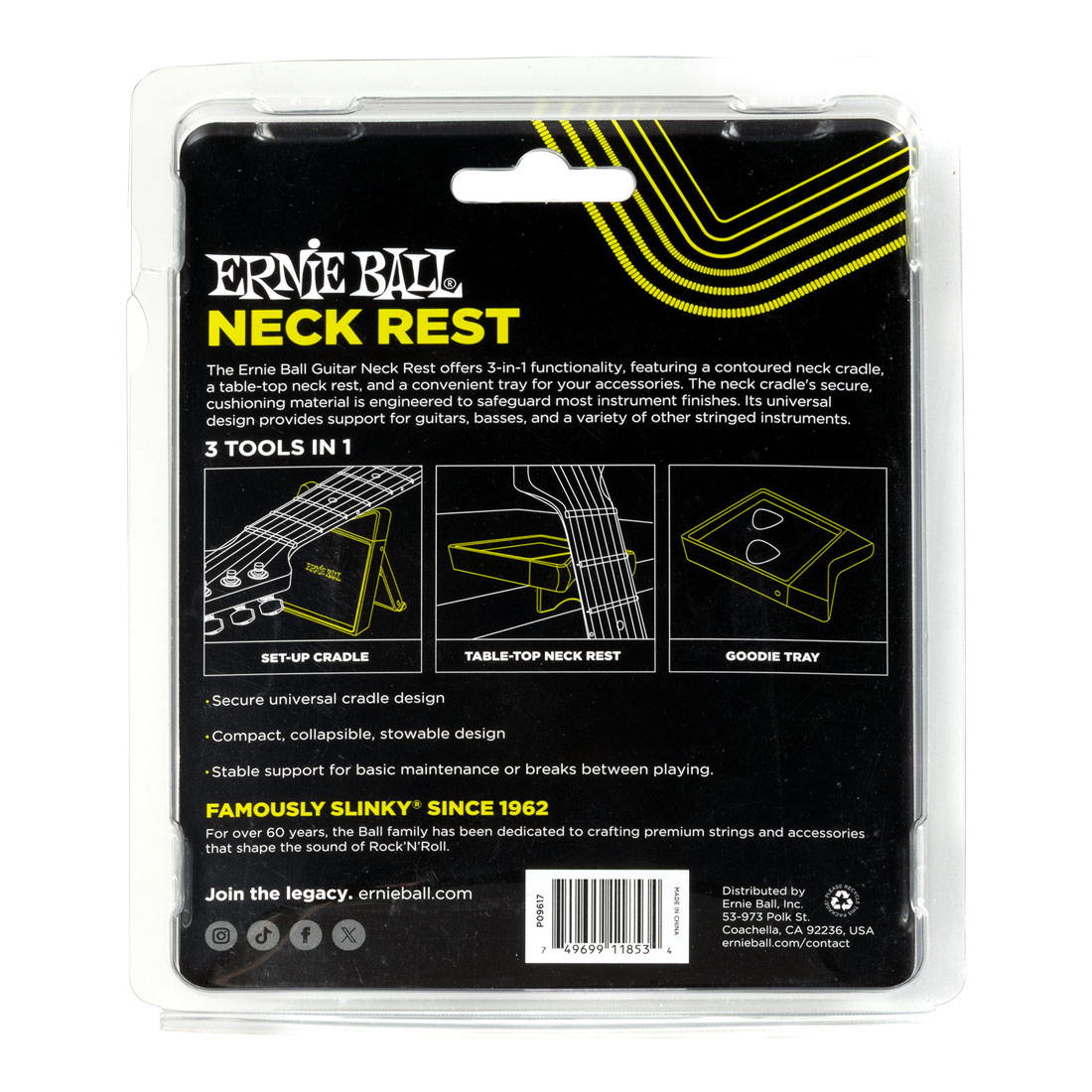 Ernie Ball 9617 Guitar Neck Rest