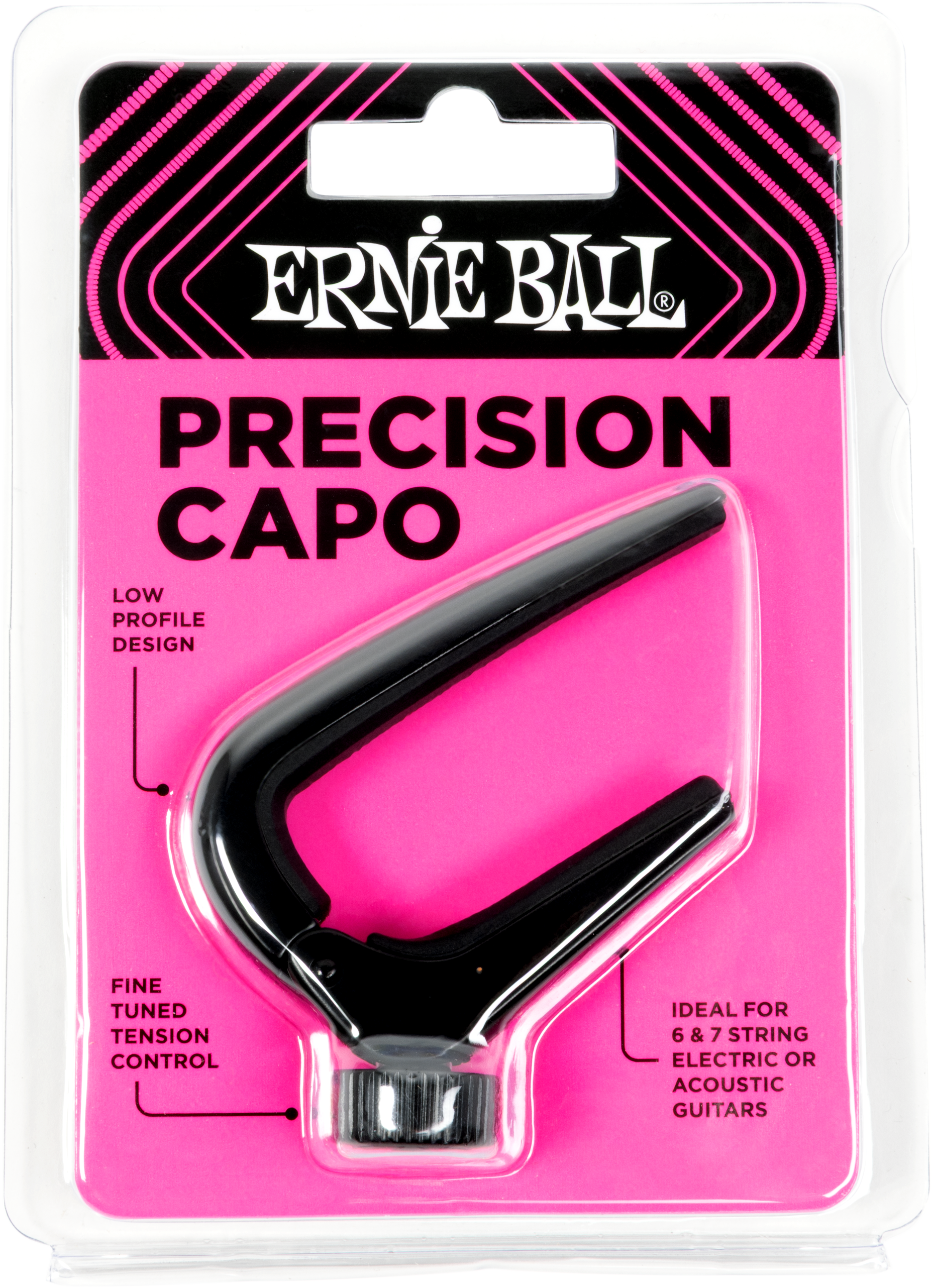Ernie Ball 9631 Precision Capo Black