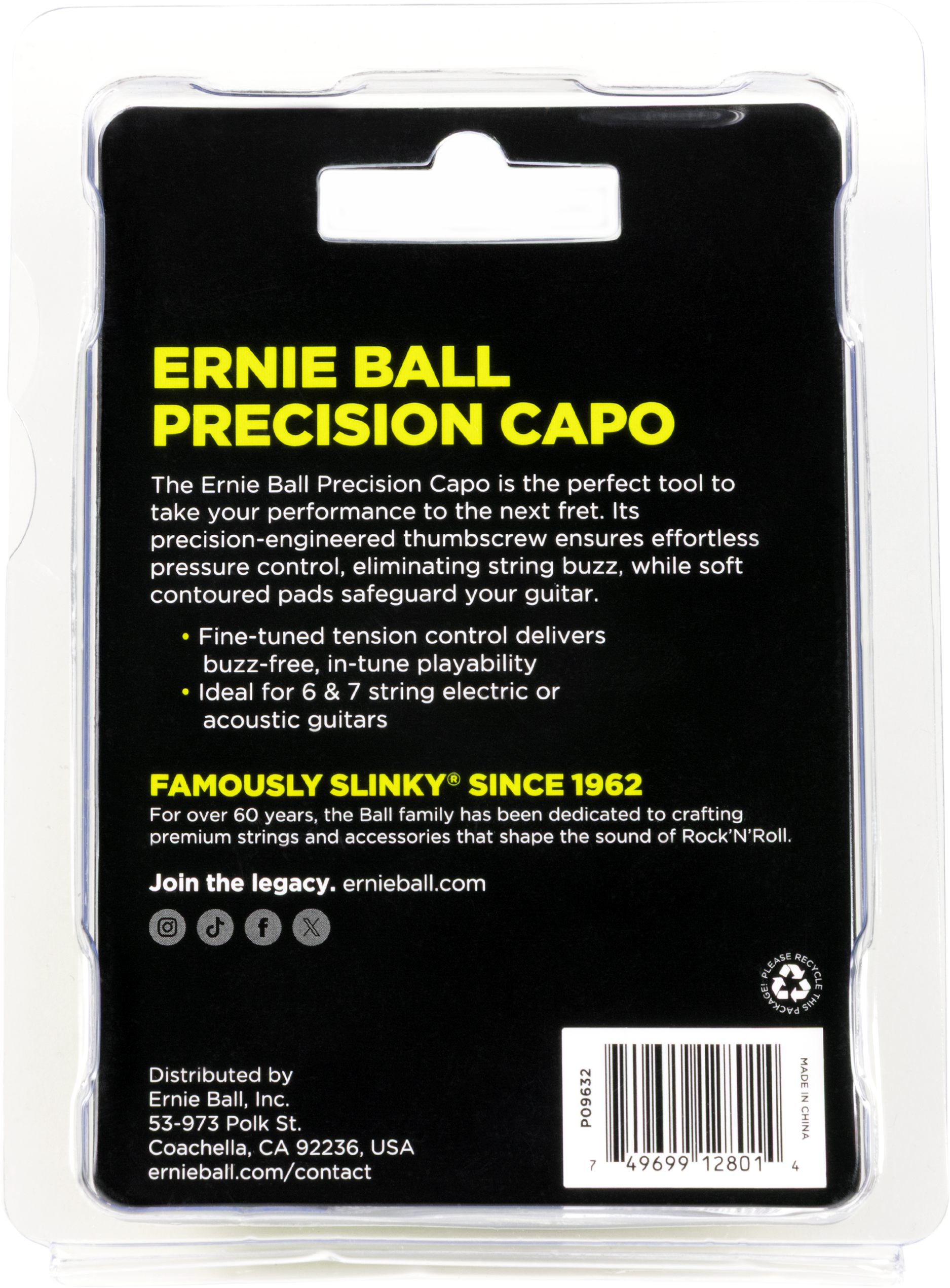 Ernie Ball 9632 Precision Capo Bronze