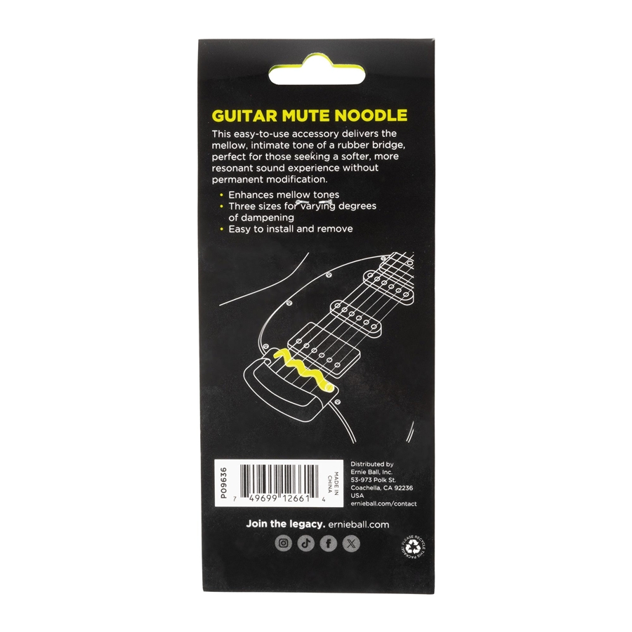 Ernie Ball 9636 Mute Noodle Guitar