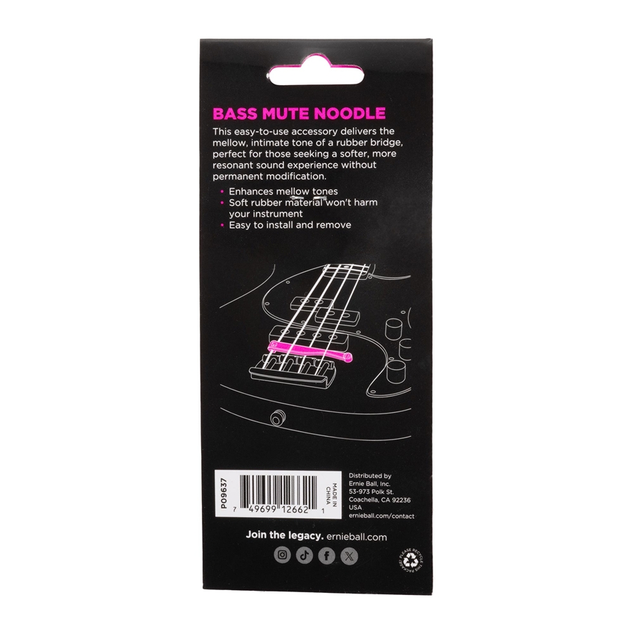 Ernie Ball 9637 Mute Noodle Bass