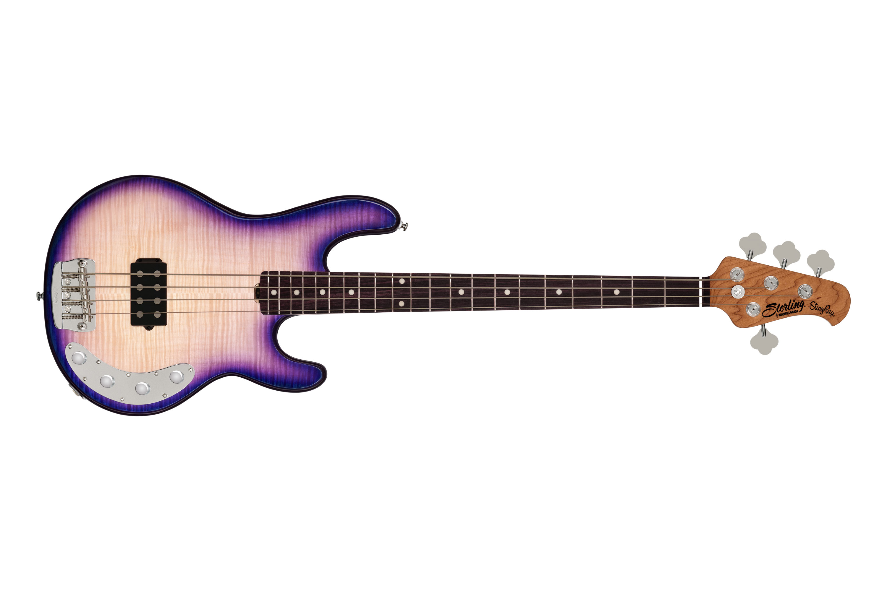 Sterling by MusicMan Stingray Ray 34 FM Purple Sunset