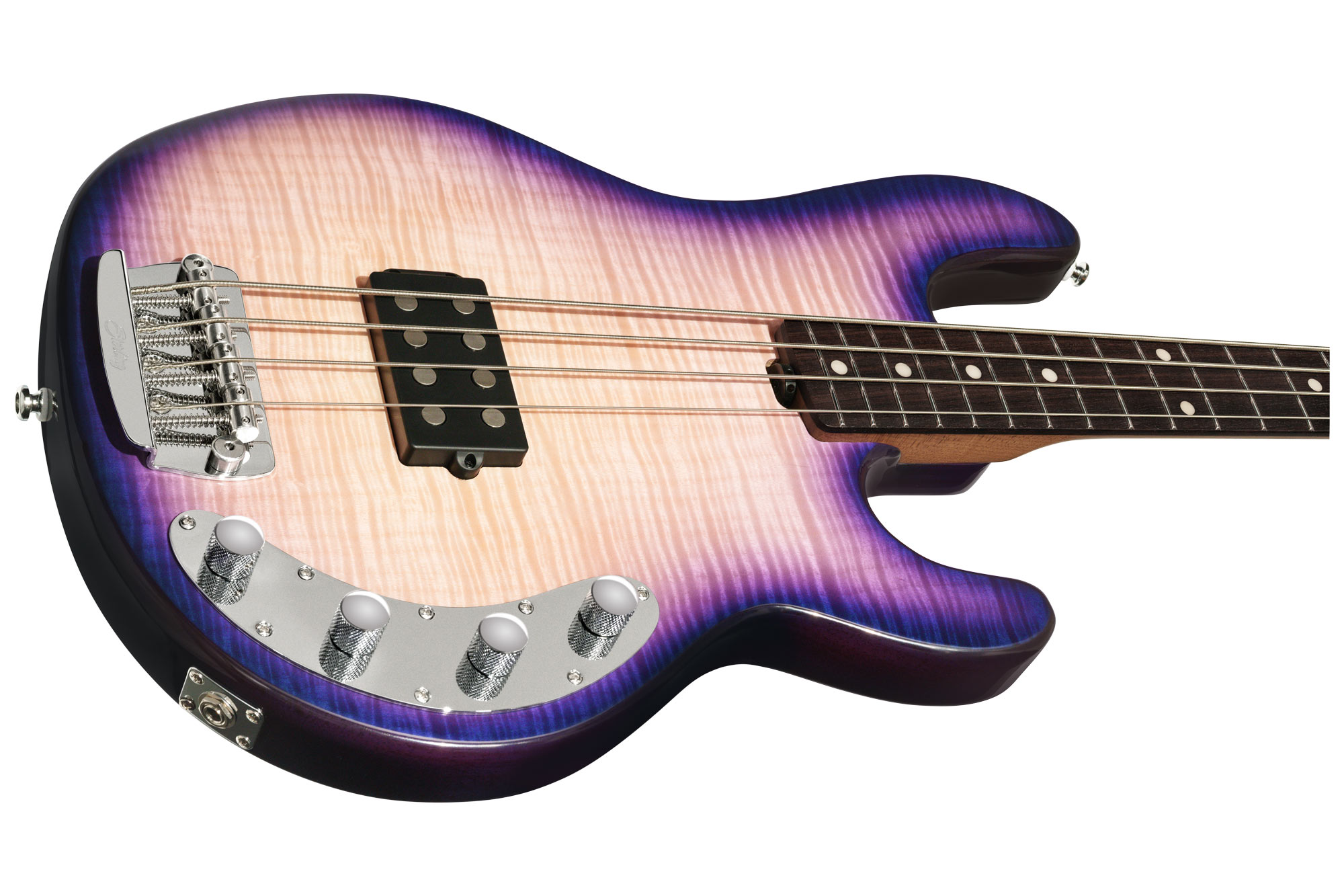 Sterling by MusicMan Stingray Ray 34 FM Purple Sunset